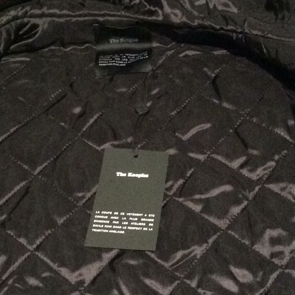 The Kooples Hooded Dark Checks Jacket - Picture 13 of 14